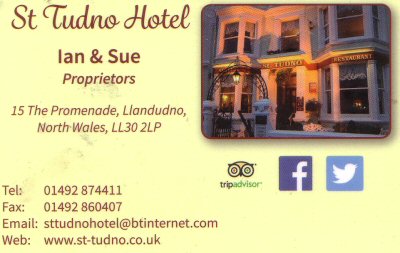 Chestertourist.com - St Tudno Hotel Llandudno Page One